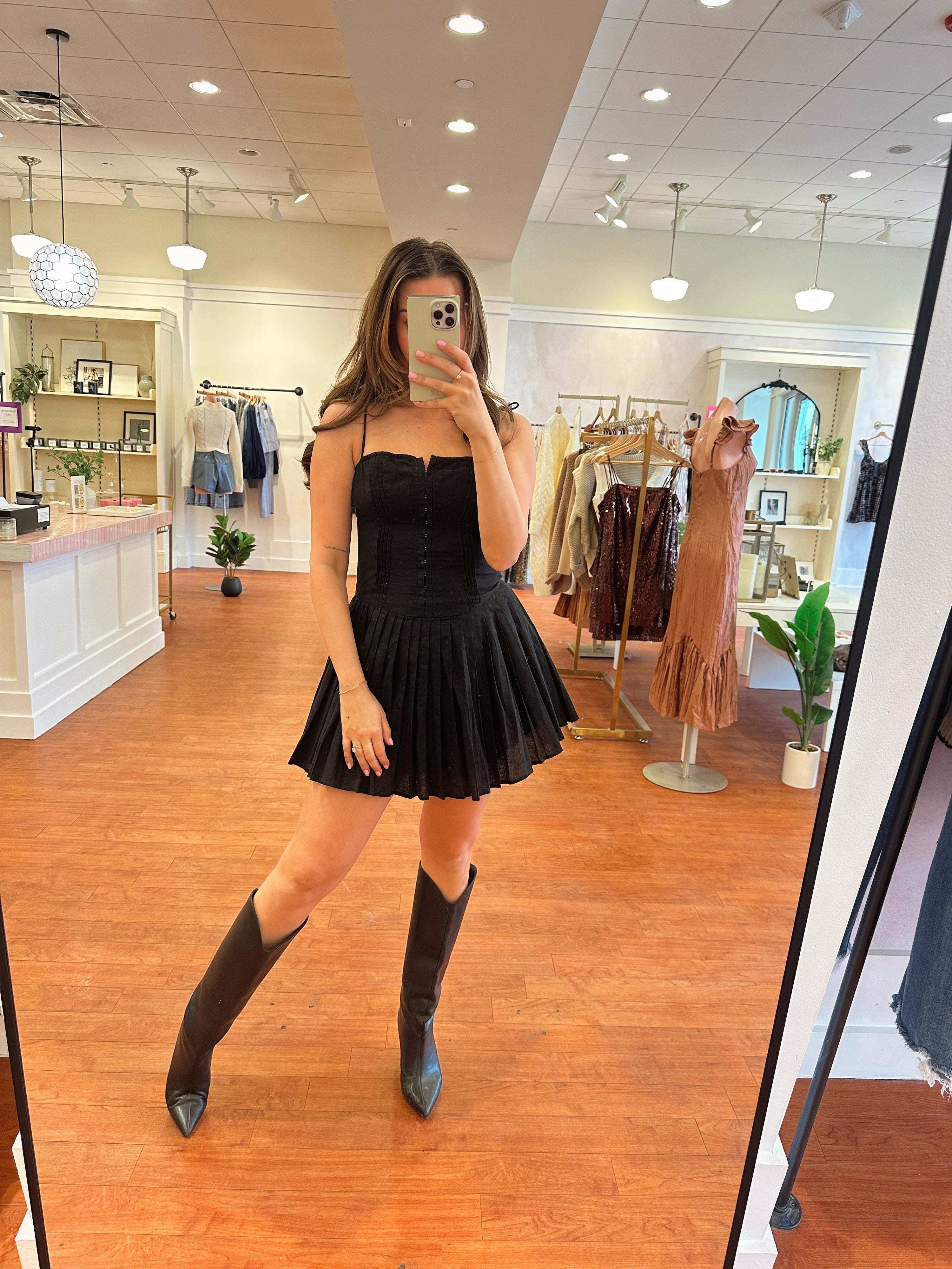 Noir Mini Dress