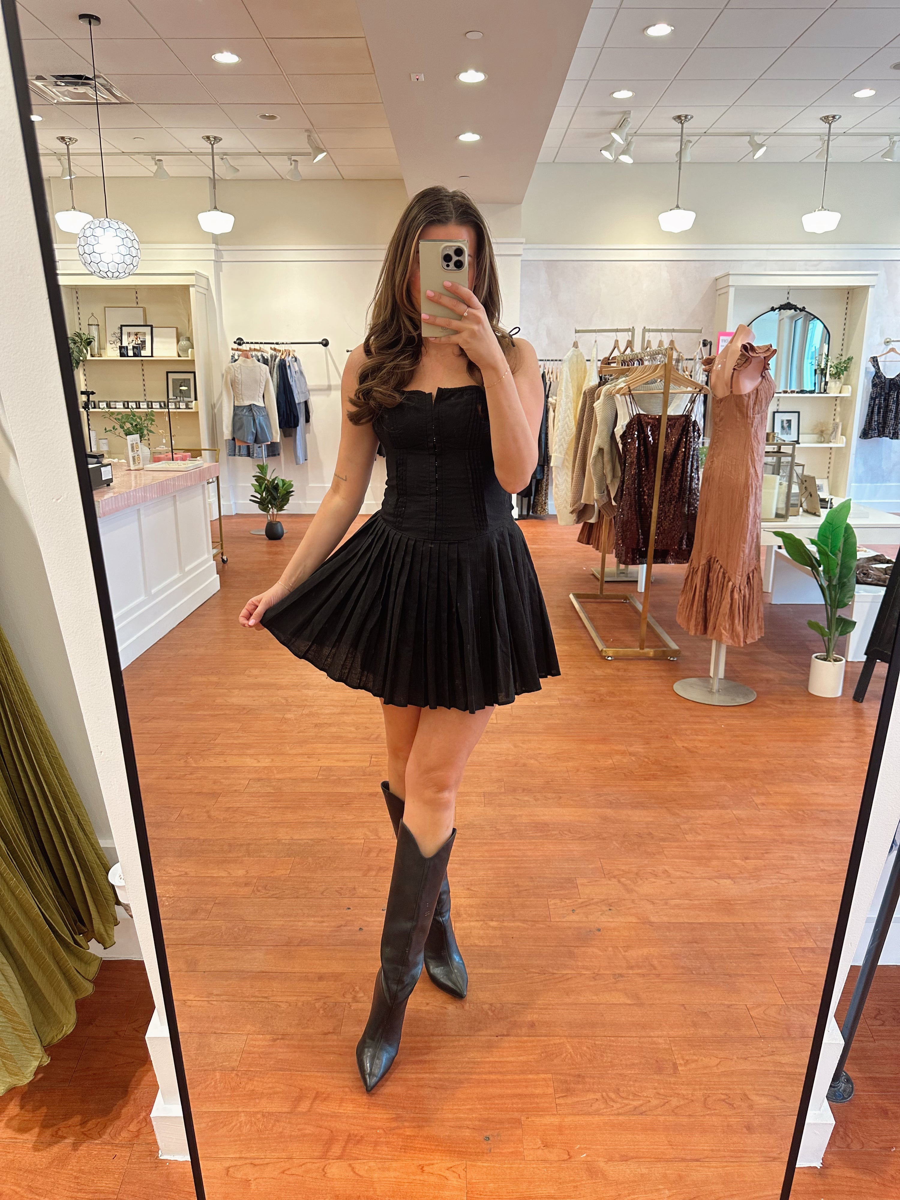 Noir Mini Dress