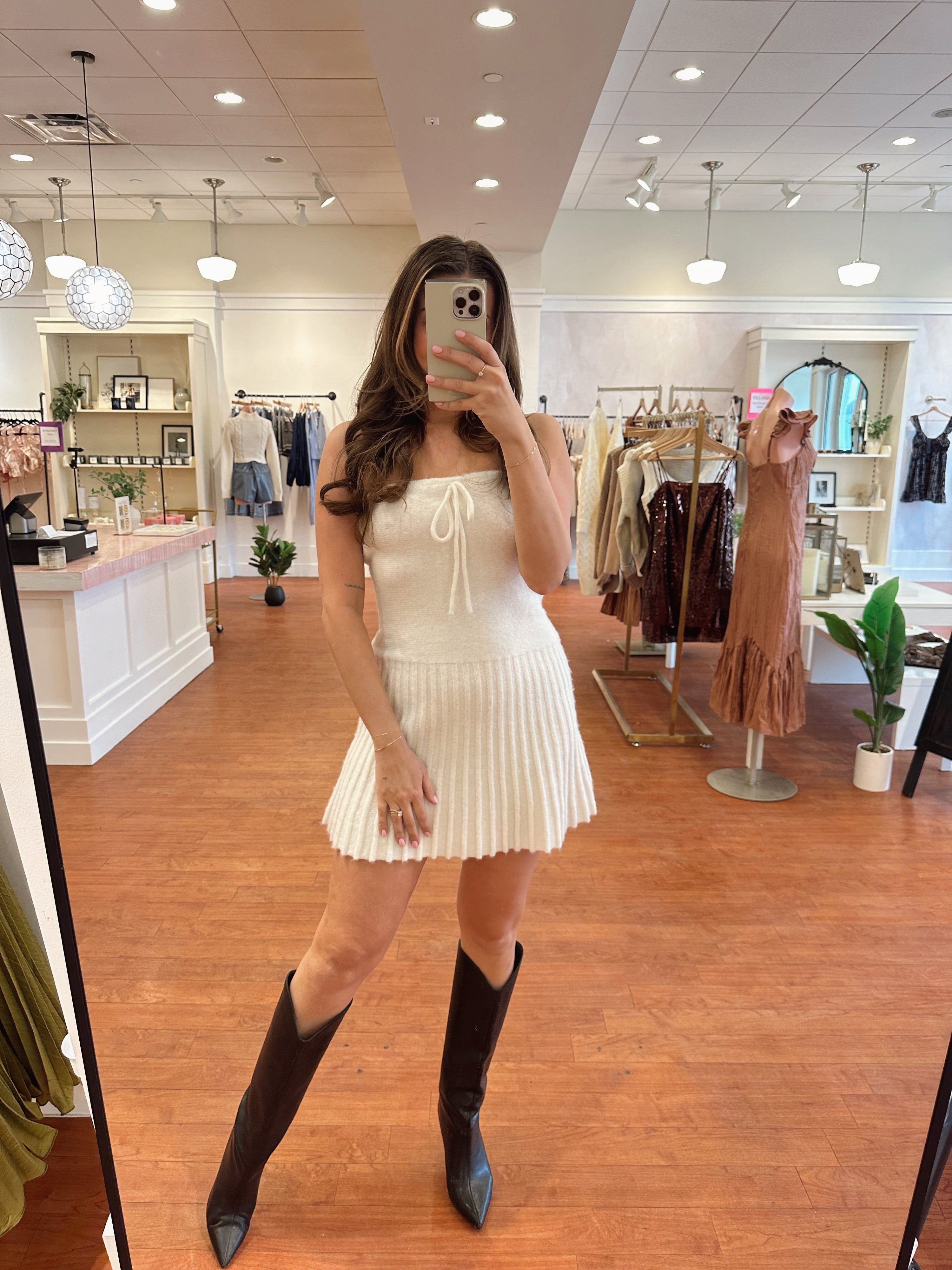 Cora Knit Mini Dress