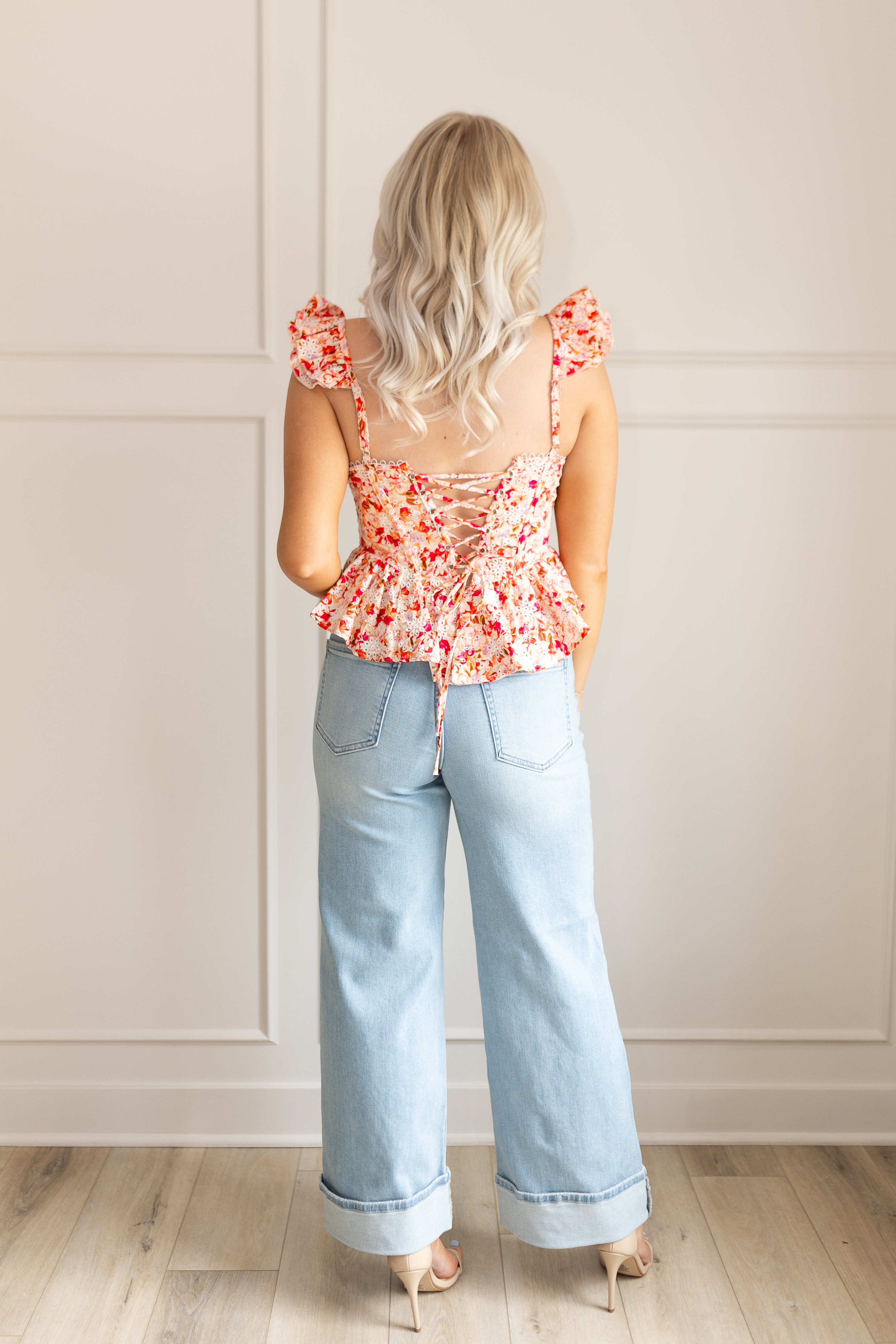 Nina Floral Corset Top