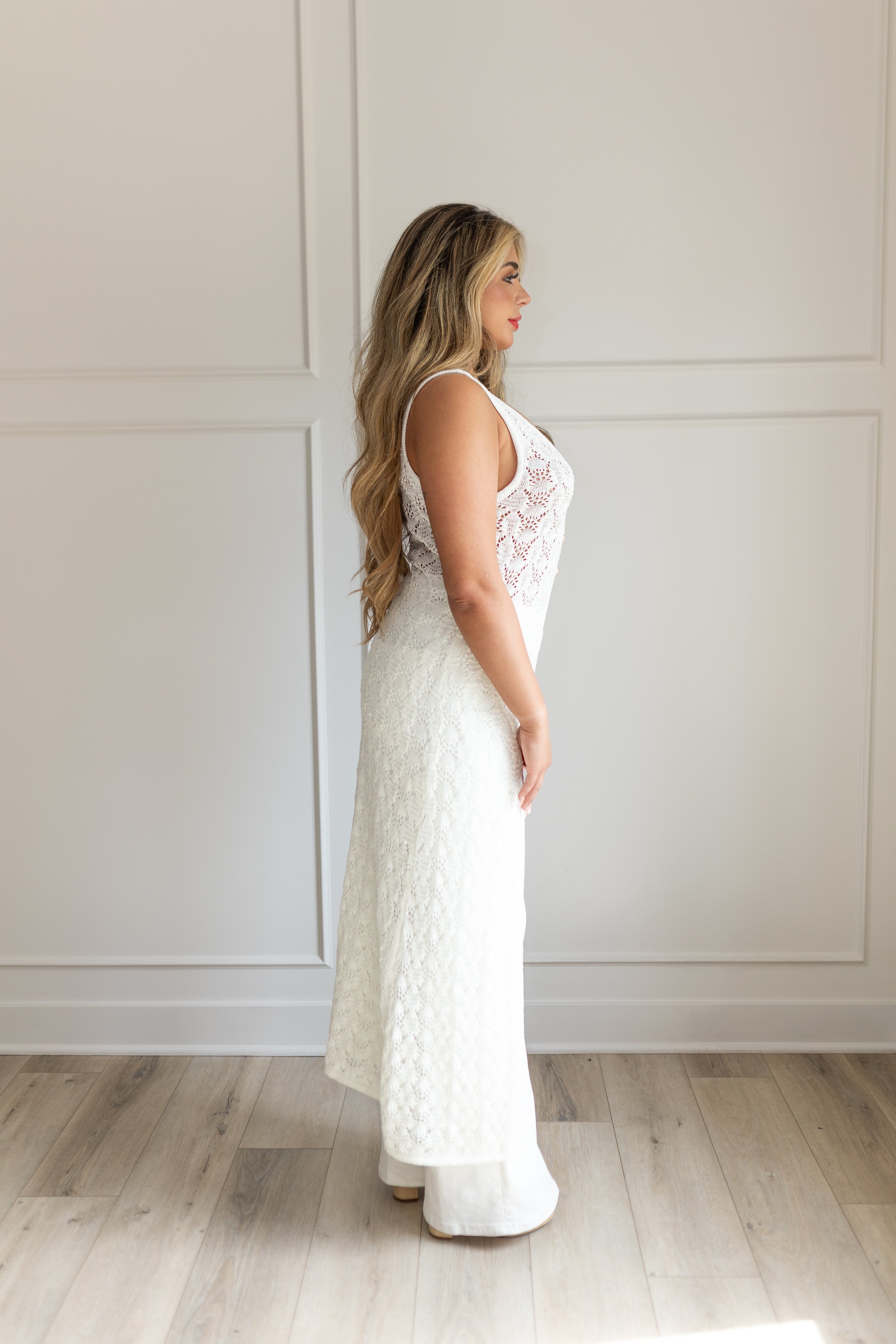 Lila Lace Duster Top
