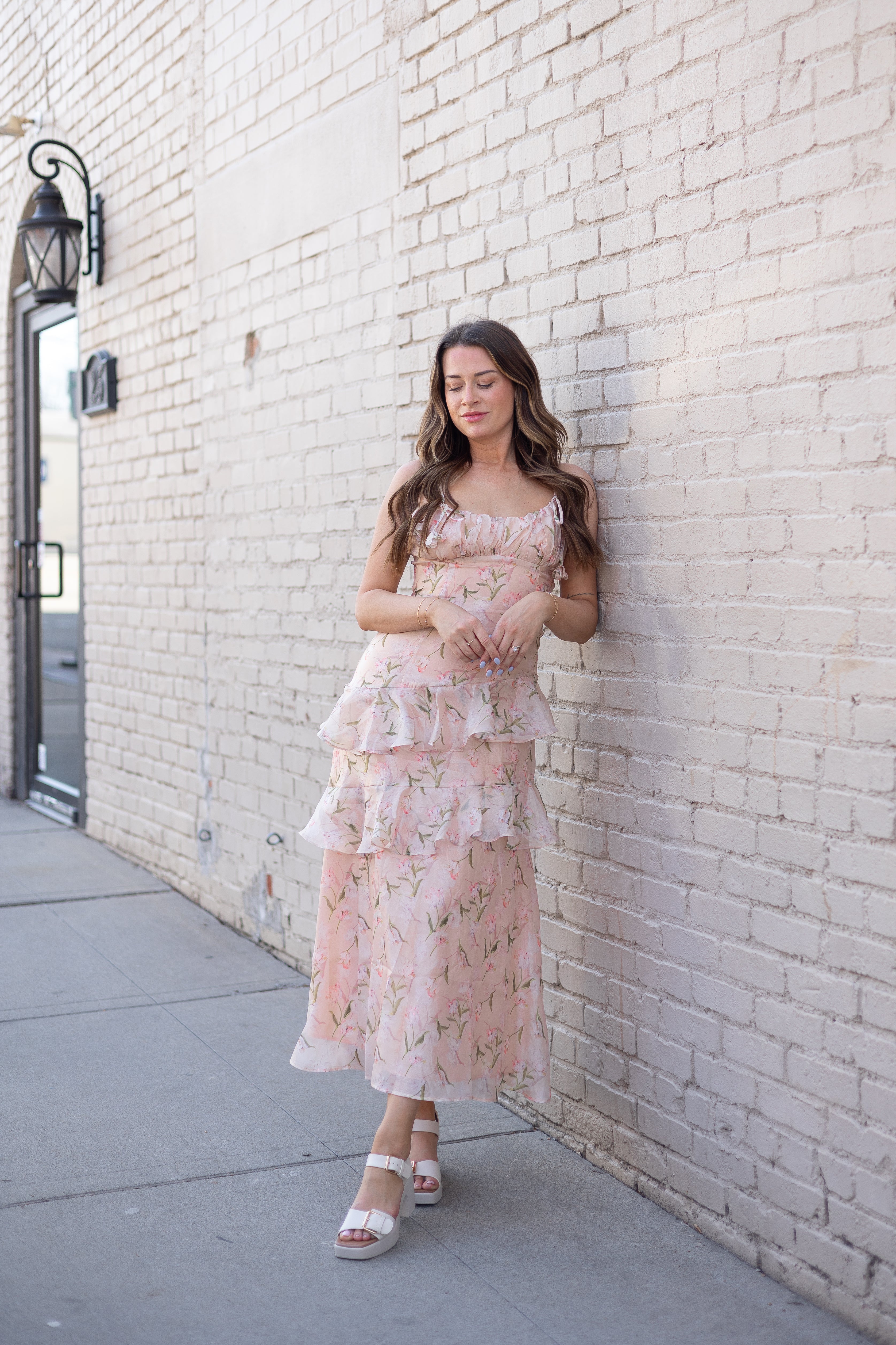 Summer Ruffle Midi Dress