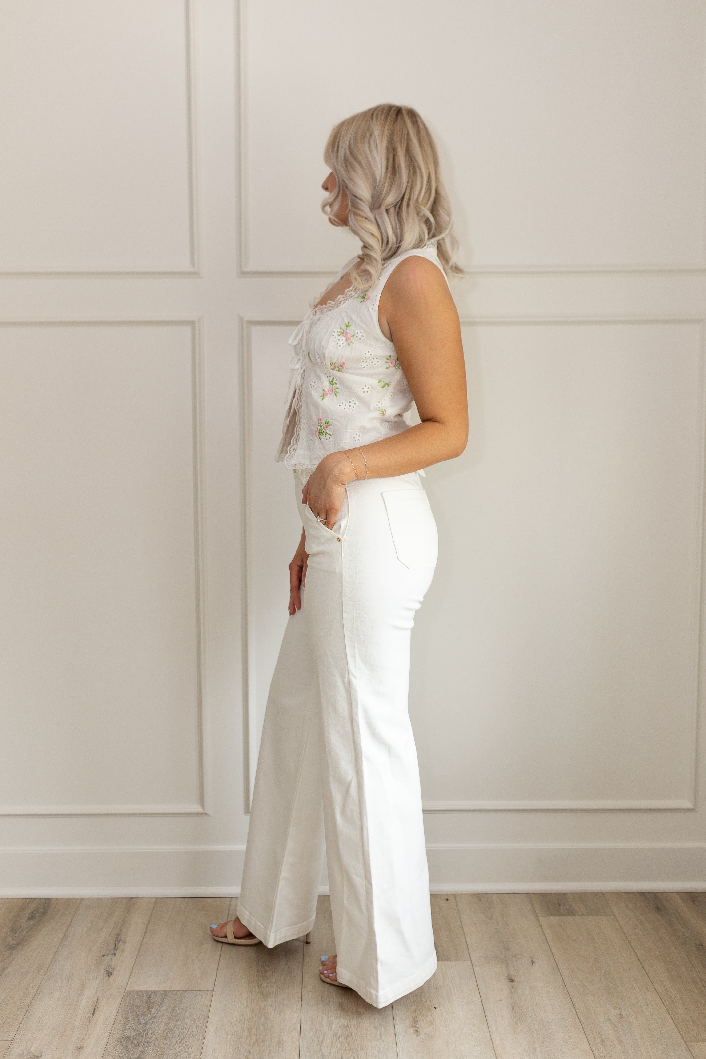 Hayley Floral Tie Top