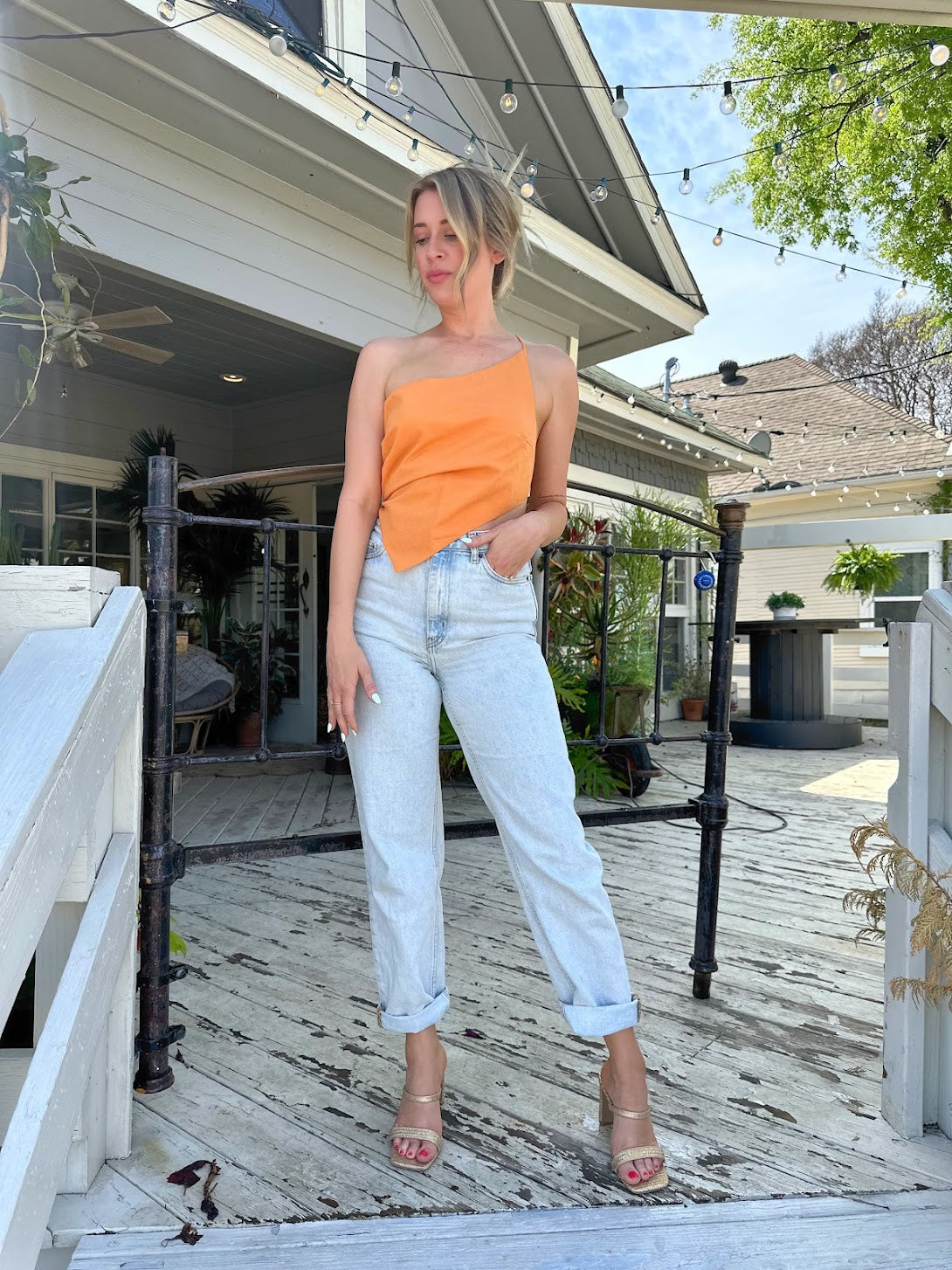 Tara Top- Orange