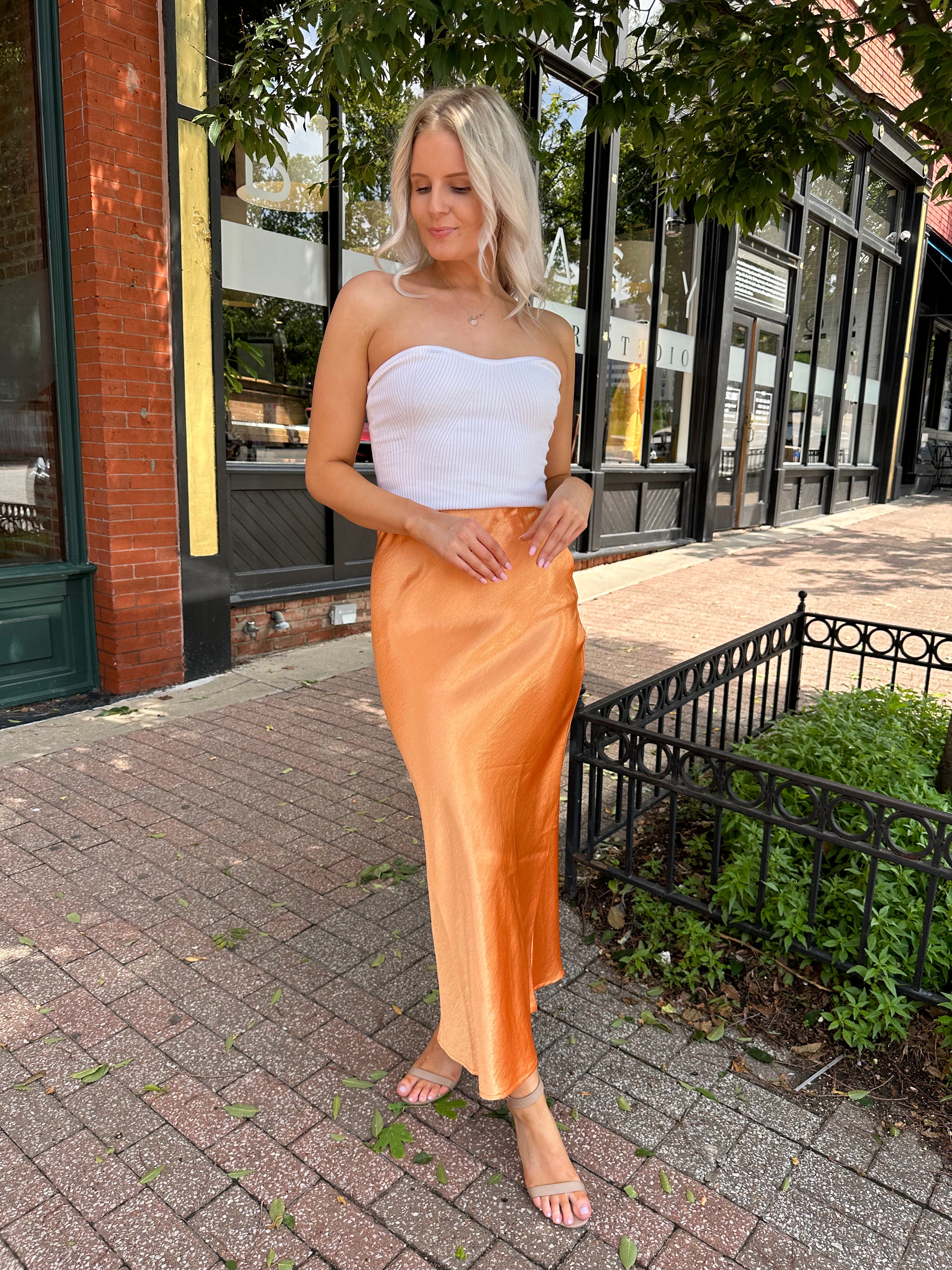 Ada Skirt- Orange