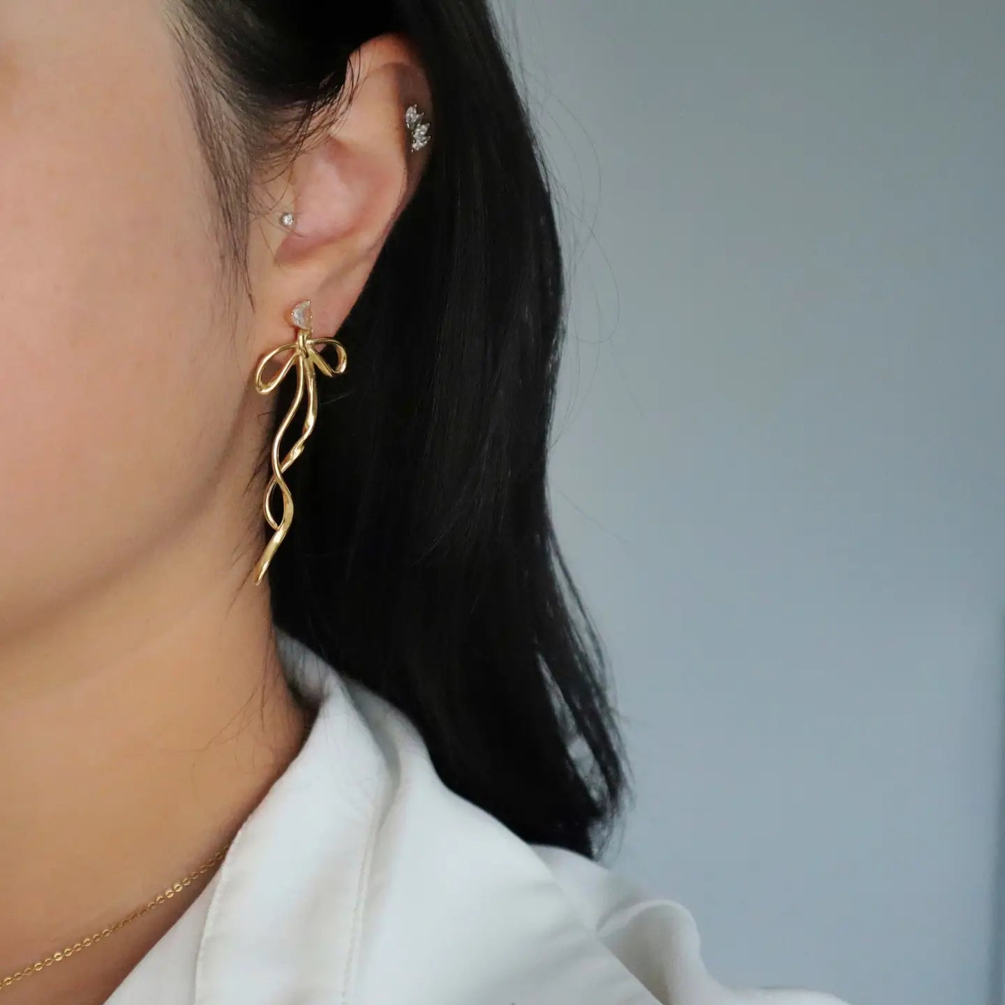 Bow Dangle Earring